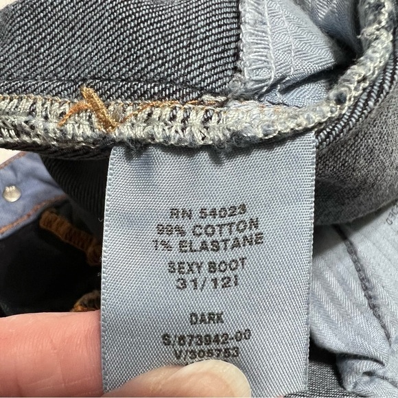 GAP (NWOT) Women’s Sexy Boot Dark Wash Jeans Size 12 Long - Picture 7 of 12